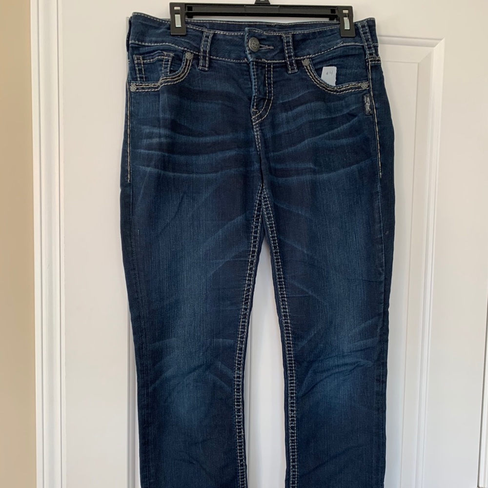 Women’s Silver Suki Straight Jeans - Size 29